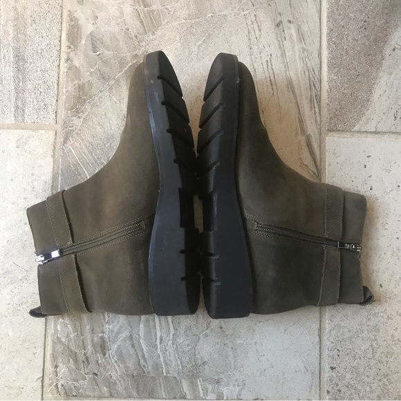 Franco Sarto Meridian Water-Resistant Suede Ankle Boots, Size 8M Women. - Picture 6 of 12